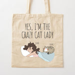 Personalized Cat Tote Bag