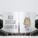 Cat Mom/Dad/Servant Personalized Mug