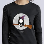 Personalized Halloween Cat T-Shirt