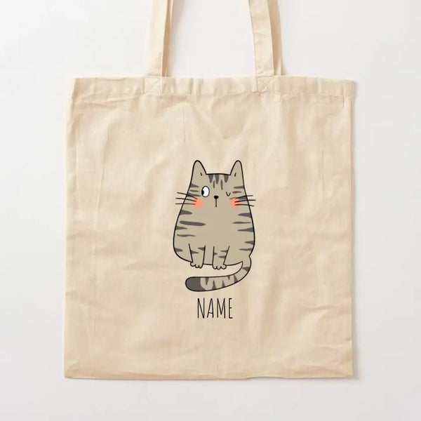 Your Cat Personalized Tote Bag Kittenfy