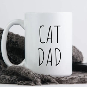 Personalized Cat Dad Pillow