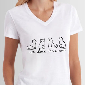 Un Deux Trois Cat T-Shirt