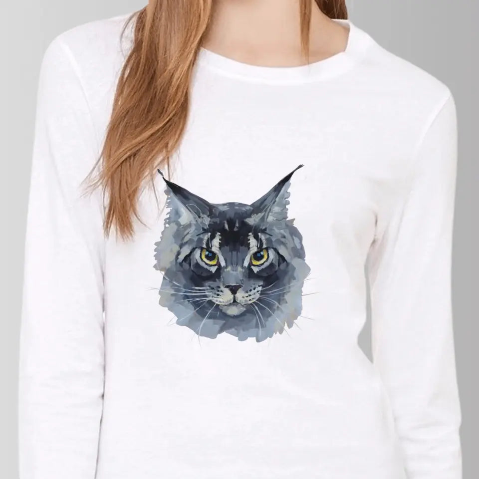 Maine Coon Painting T-Shirt