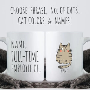 Your Cat Family Personalized Mug