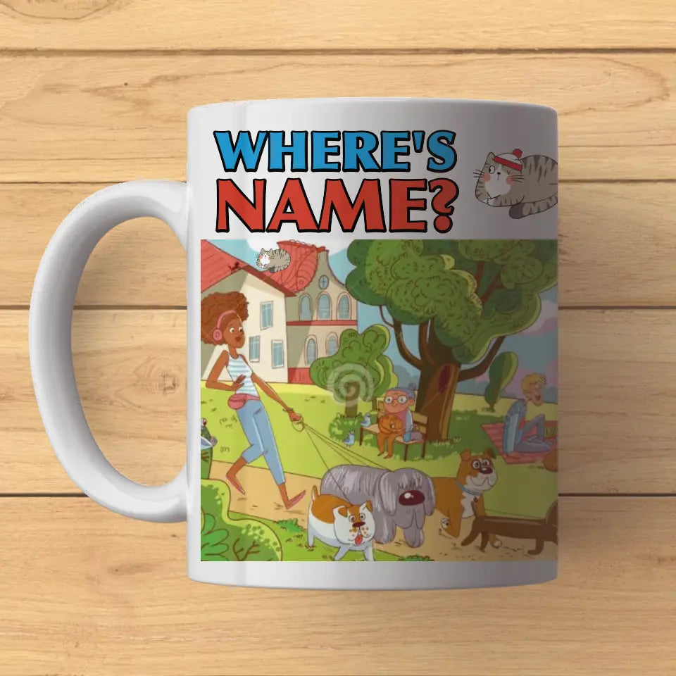 Where's Your Cat Personalized Mug