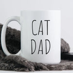 Personalized Cat Dad Mug