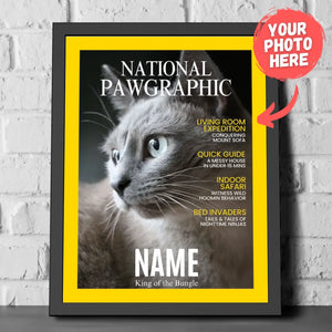 Personalized Pet Magazine Framed Poster