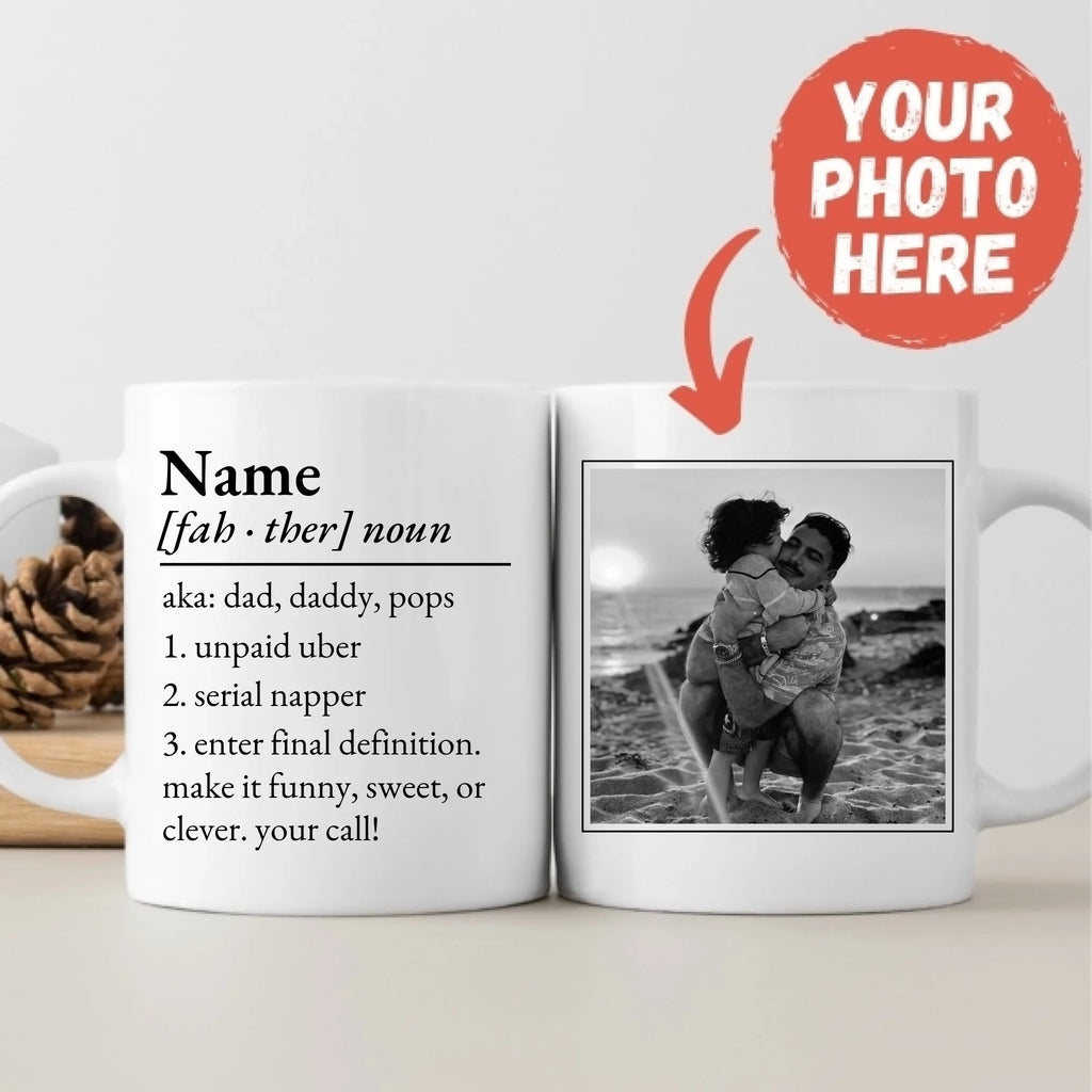 Personalized Dad Definition Mug