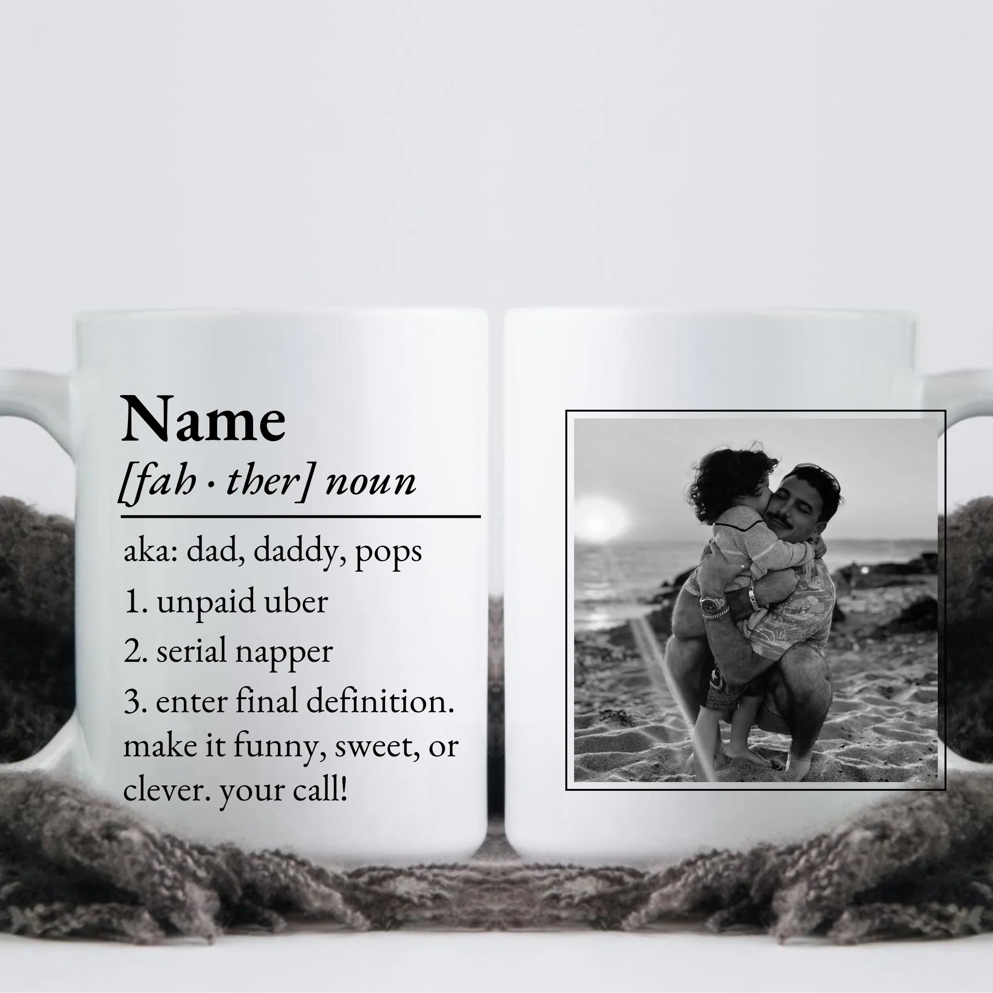 Personalized Papa Bear Mug