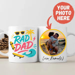 Personalized Rad Dad Mug