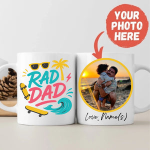 Personalized Rad Dad Mug