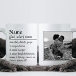 Personalized Dad Definition Mug