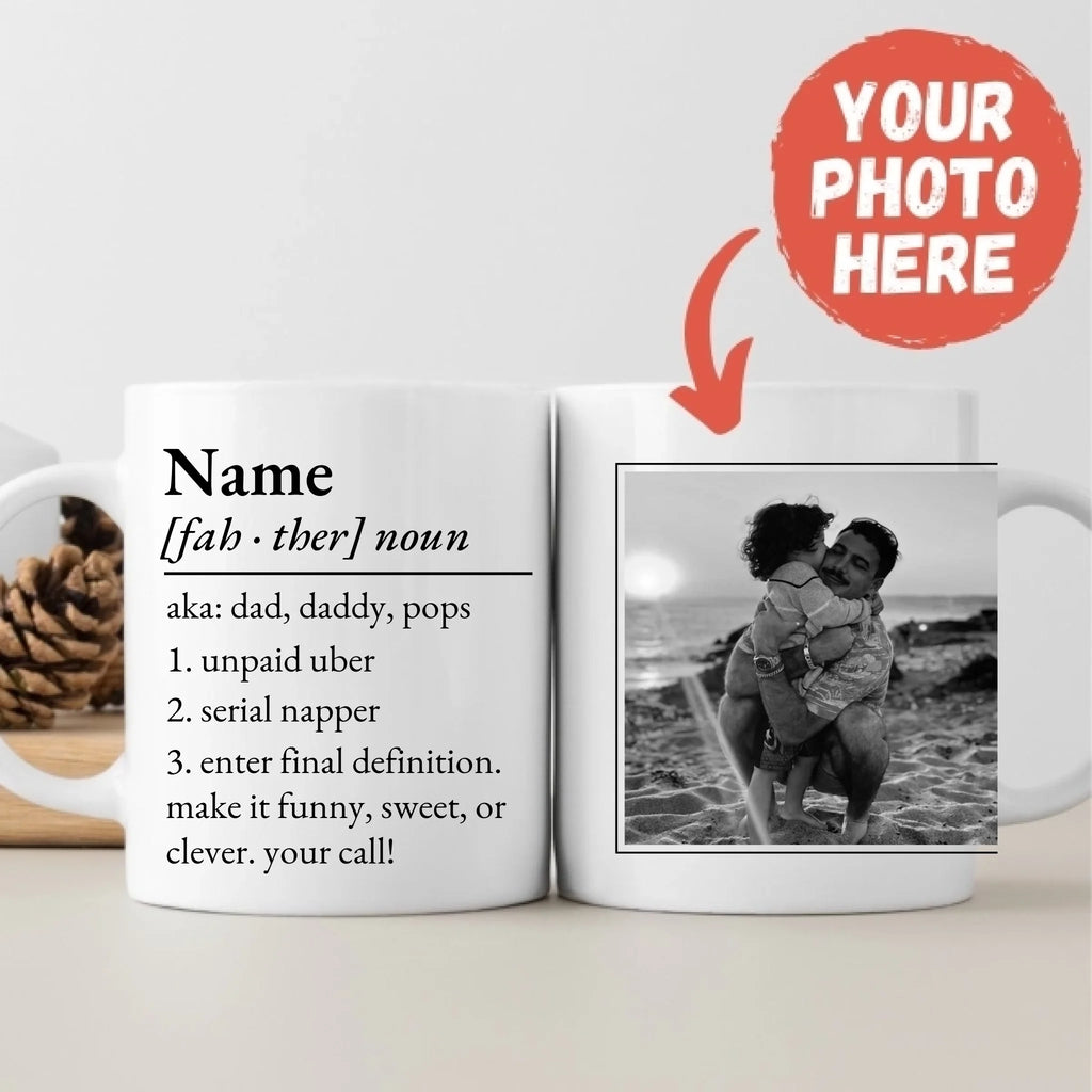 Personalized Dad Definition Mug