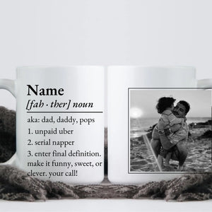 Personalized Dad Definition Mug