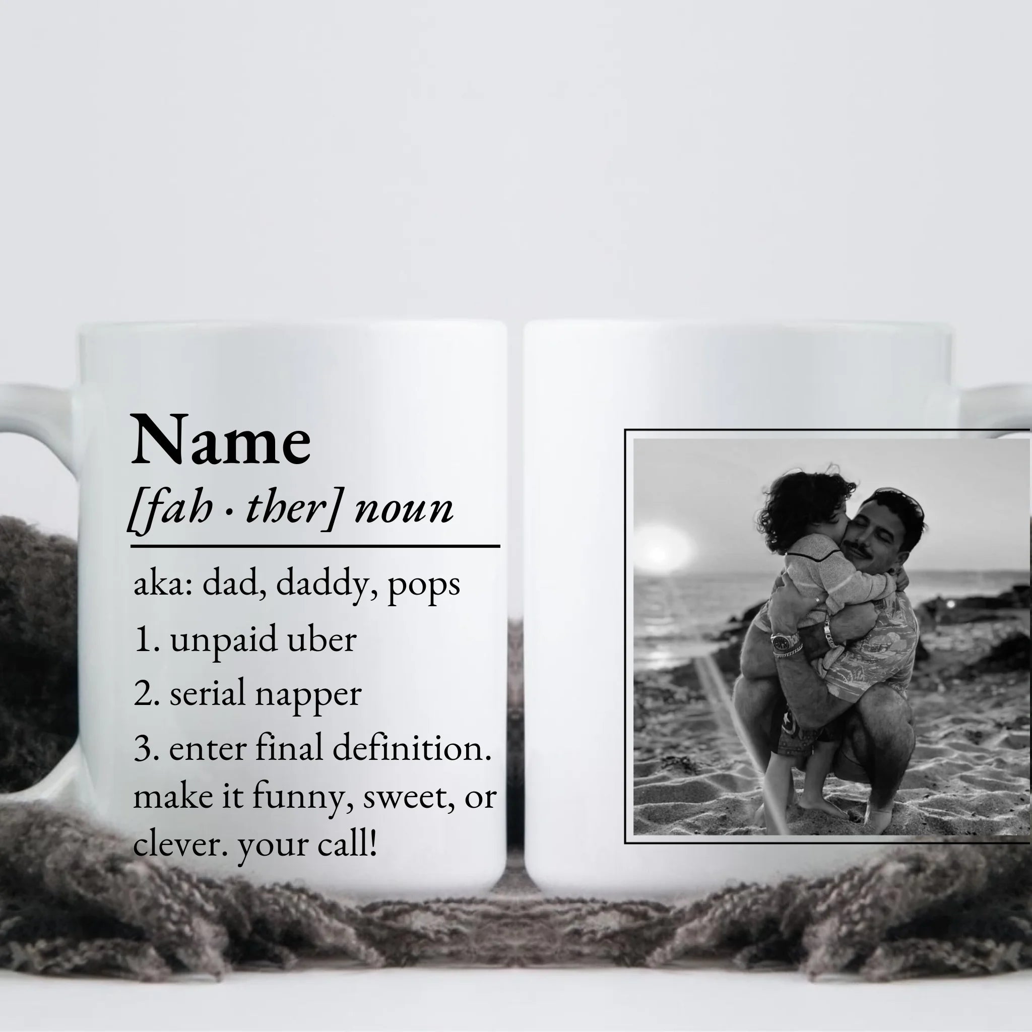 Personalized Papa Bear Mug