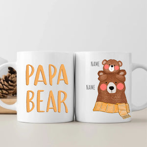 Personalized Papa Bear Mug