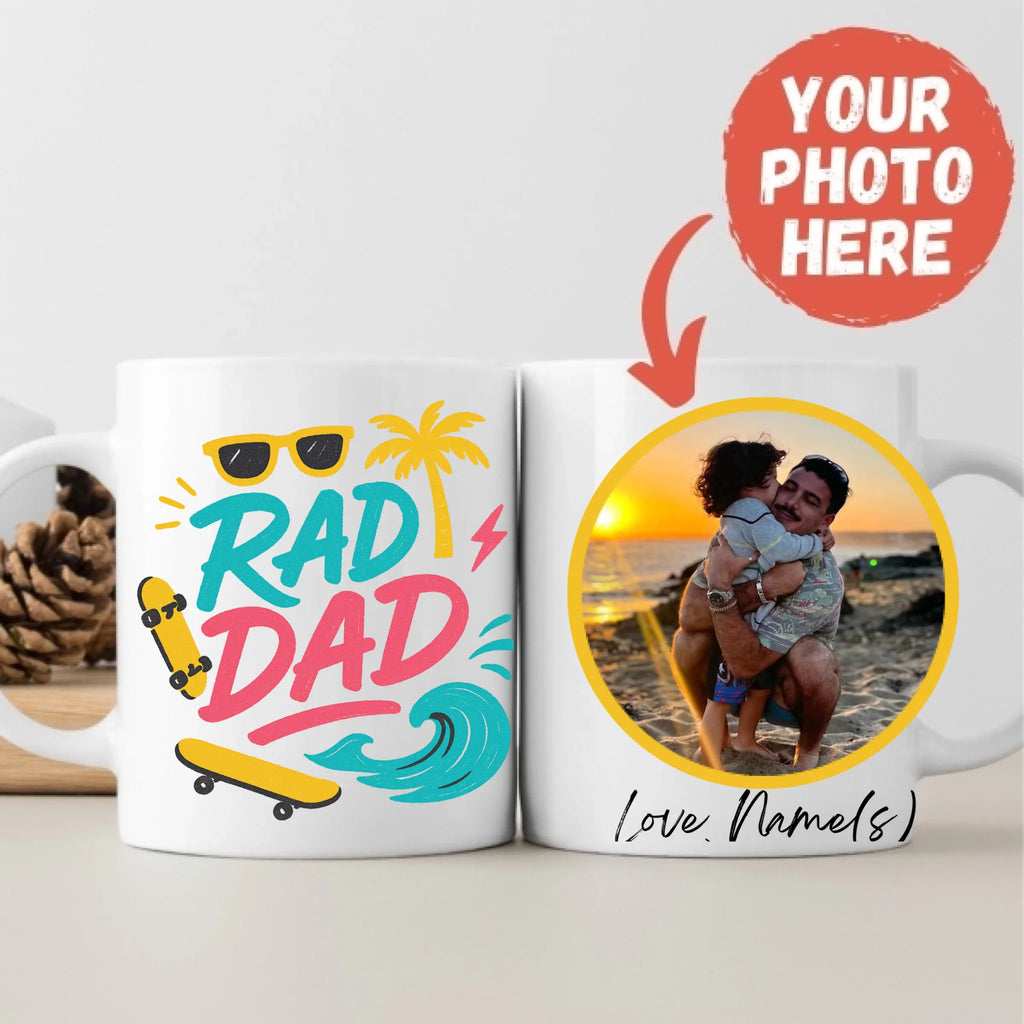 Personalized Rad Dad Mug