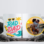Personalized Rad Dad Mug