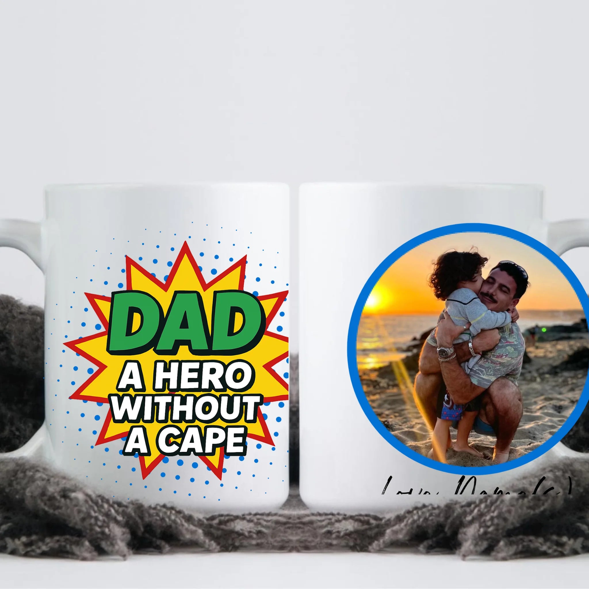 Personalized Hero Dad Mug