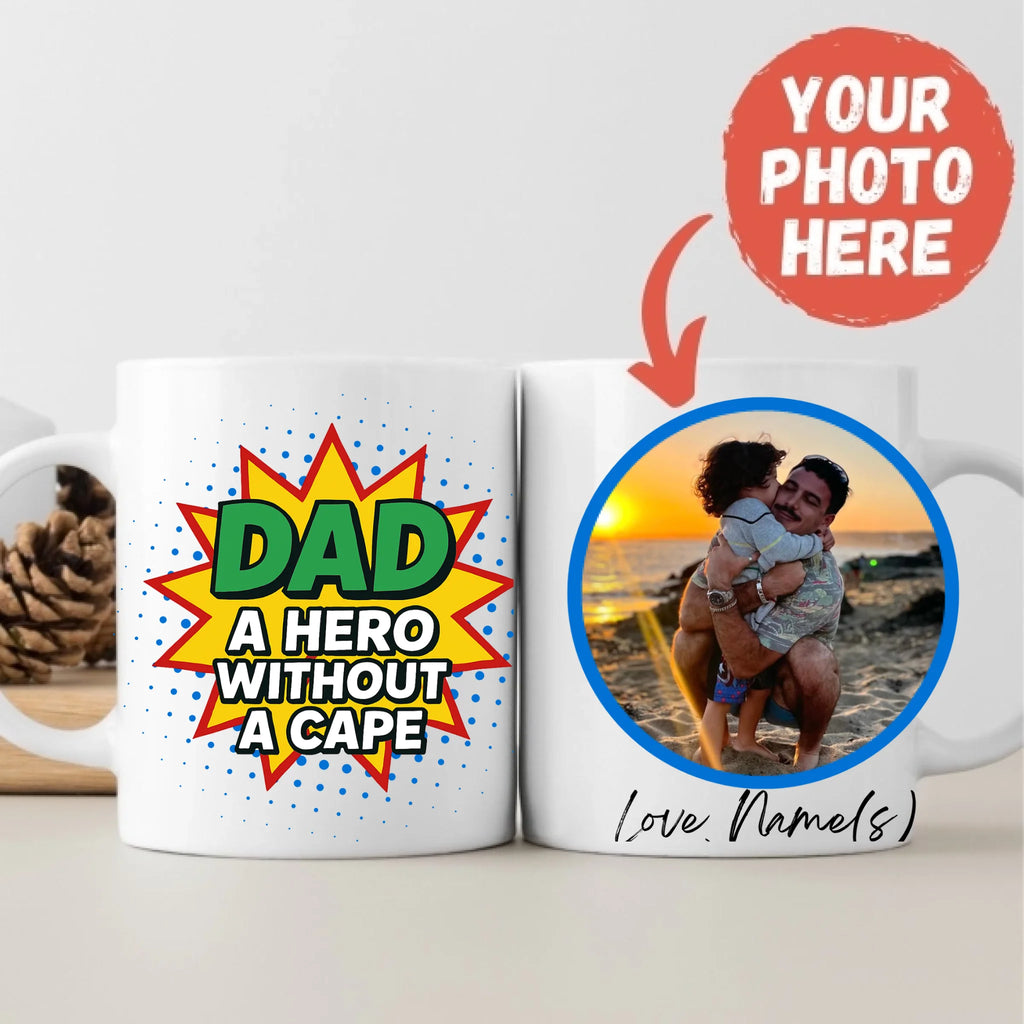 Personalized Hero Dad Mug