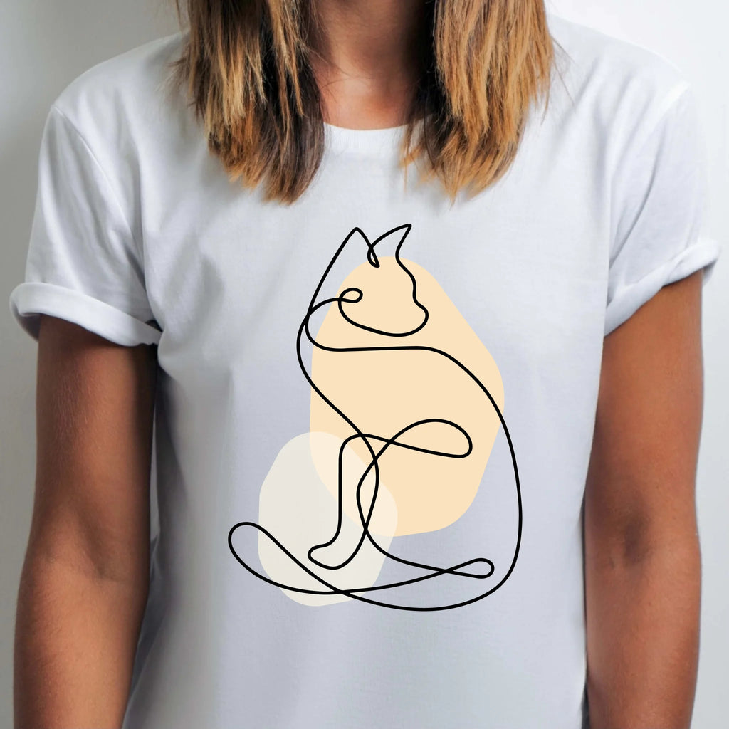 Single Stroke Cat T-Shirt