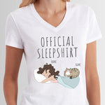 Personalized Cat Sleep Shirt