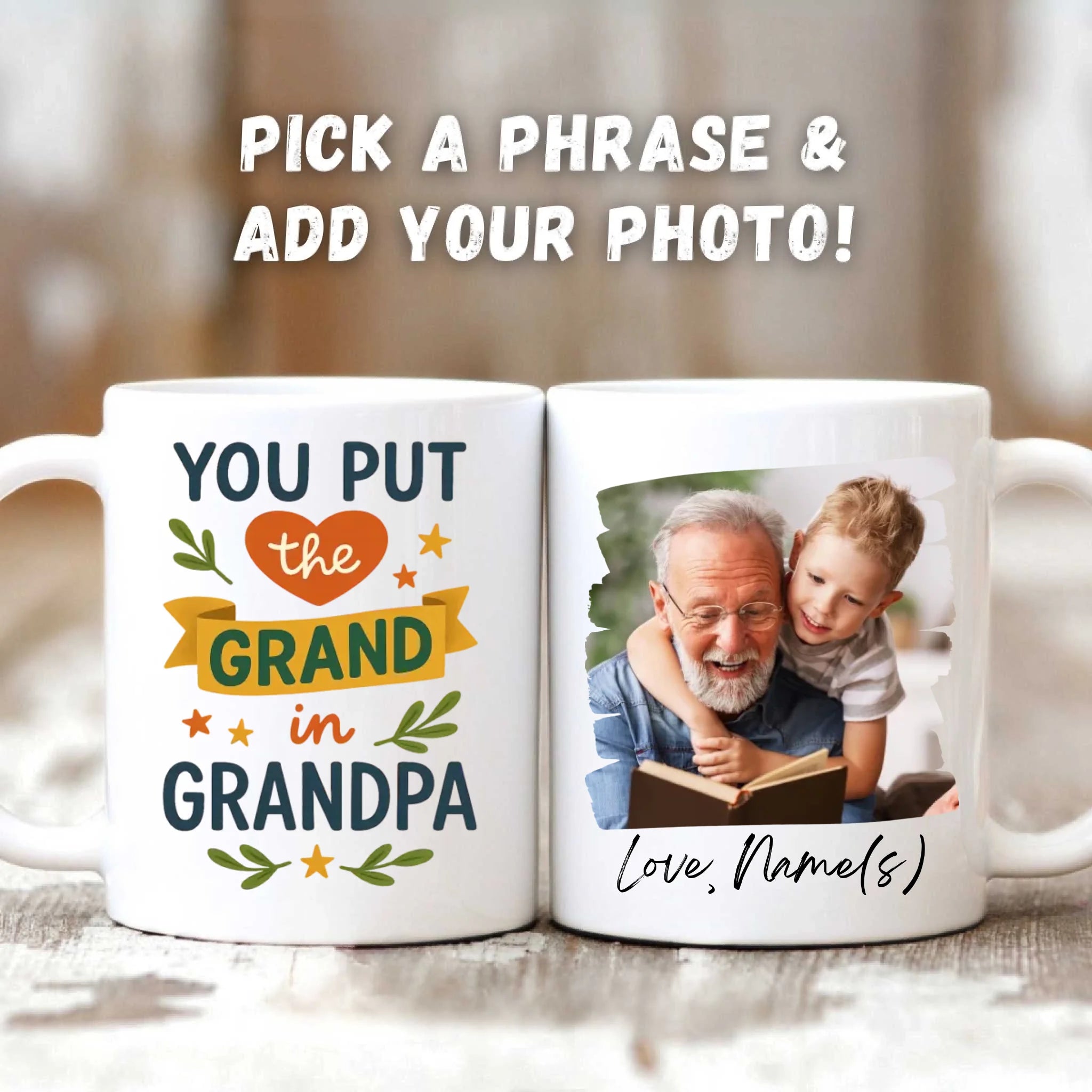 Personalized Grandpa Mug