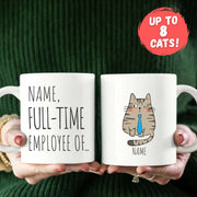 Cat Dad/Mom/Employee Personalized Mug