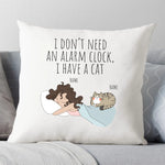 Personalized Cat Mom Pillow