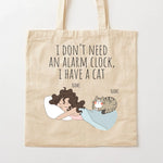 Personalized Cat Mom Tote Bag
