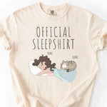 Personalized Cat Sleep Shirt