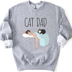 Cat Dad Dreams Custom Sweatshirt