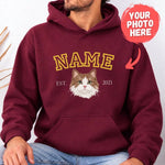 Varsity Cat Custom Hoodie