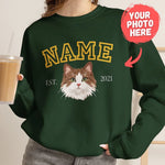 Varsity Cat Custom Sweatshirt