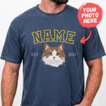 Varsity Cat Custom T-Shirt