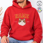 kittenfy-signature-hoodie-male-model-red