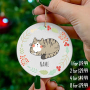 Personalized Cat Ornament